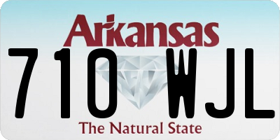 AR license plate 710WJL