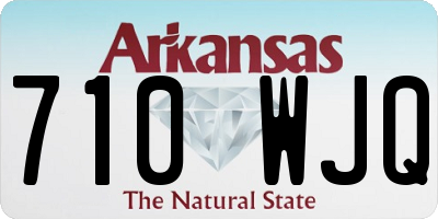 AR license plate 710WJQ