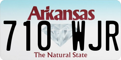 AR license plate 710WJR