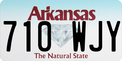 AR license plate 710WJY