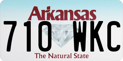 AR license plate 710WKC