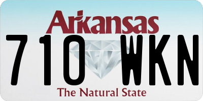 AR license plate 710WKN