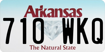 AR license plate 710WKQ
