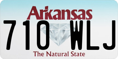 AR license plate 710WLJ