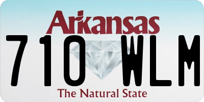 AR license plate 710WLM