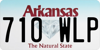 AR license plate 710WLP