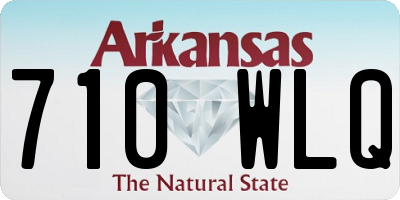 AR license plate 710WLQ