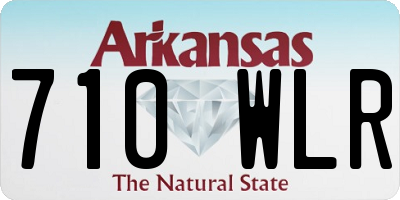 AR license plate 710WLR