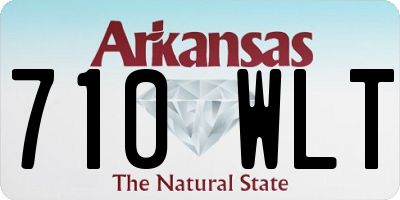 AR license plate 710WLT