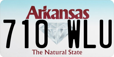 AR license plate 710WLU