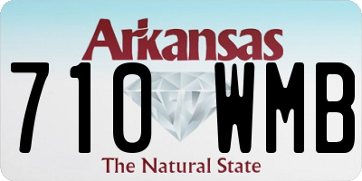 AR license plate 710WMB