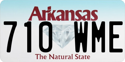 AR license plate 710WME