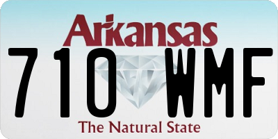AR license plate 710WMF