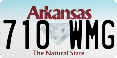 AR license plate 710WMG