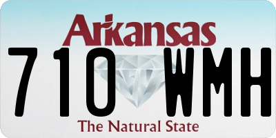AR license plate 710WMH