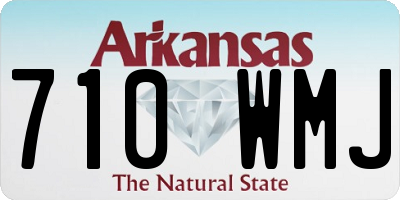 AR license plate 710WMJ