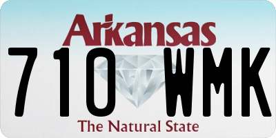 AR license plate 710WMK