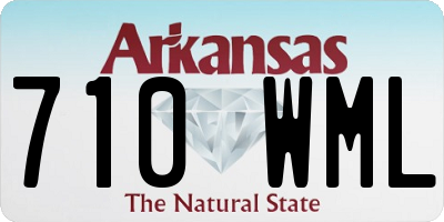 AR license plate 710WML