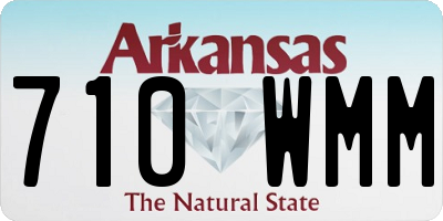 AR license plate 710WMM