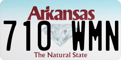 AR license plate 710WMN