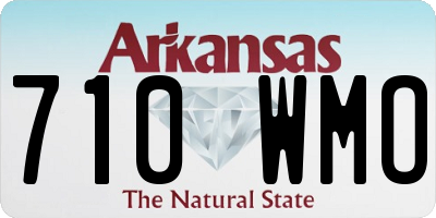AR license plate 710WMO