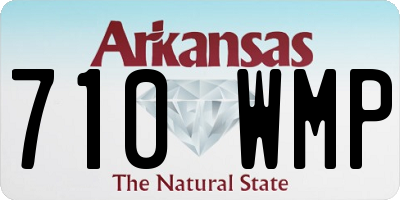 AR license plate 710WMP