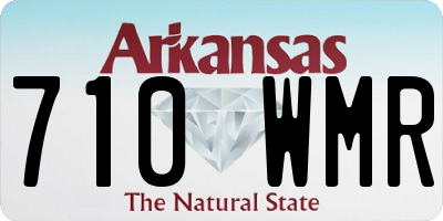 AR license plate 710WMR