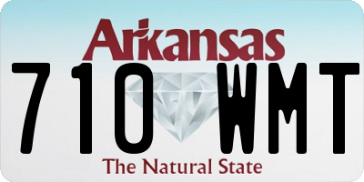 AR license plate 710WMT