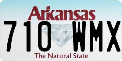 AR license plate 710WMX