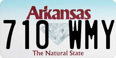 AR license plate 710WMY