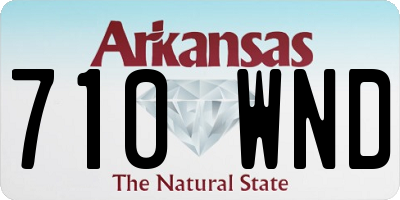 AR license plate 710WND