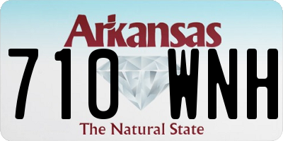 AR license plate 710WNH