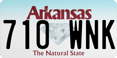AR license plate 710WNK