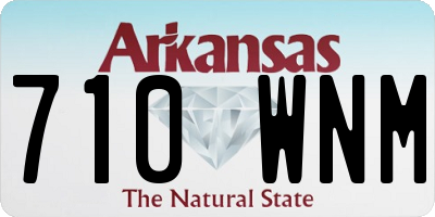 AR license plate 710WNM