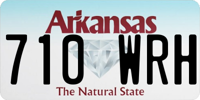 AR license plate 710WRH