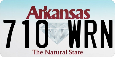 AR license plate 710WRN