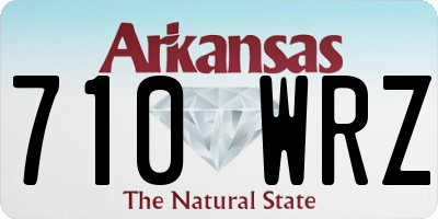 AR license plate 710WRZ