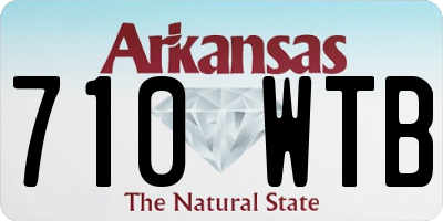 AR license plate 710WTB