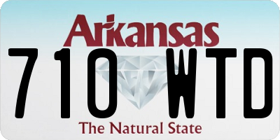 AR license plate 710WTD