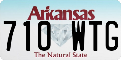 AR license plate 710WTG