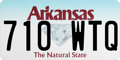 AR license plate 710WTQ