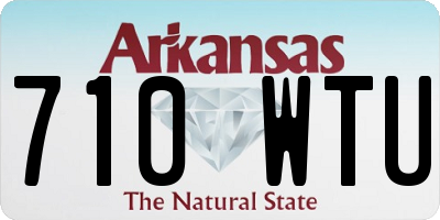 AR license plate 710WTU