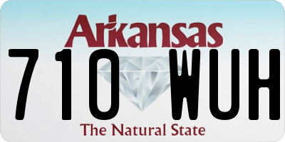 AR license plate 710WUH