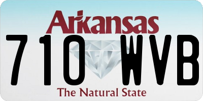 AR license plate 710WVB