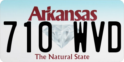 AR license plate 710WVD