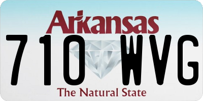 AR license plate 710WVG
