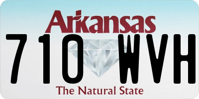 AR license plate 710WVH