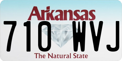 AR license plate 710WVJ