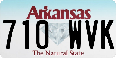 AR license plate 710WVK