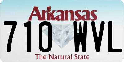 AR license plate 710WVL